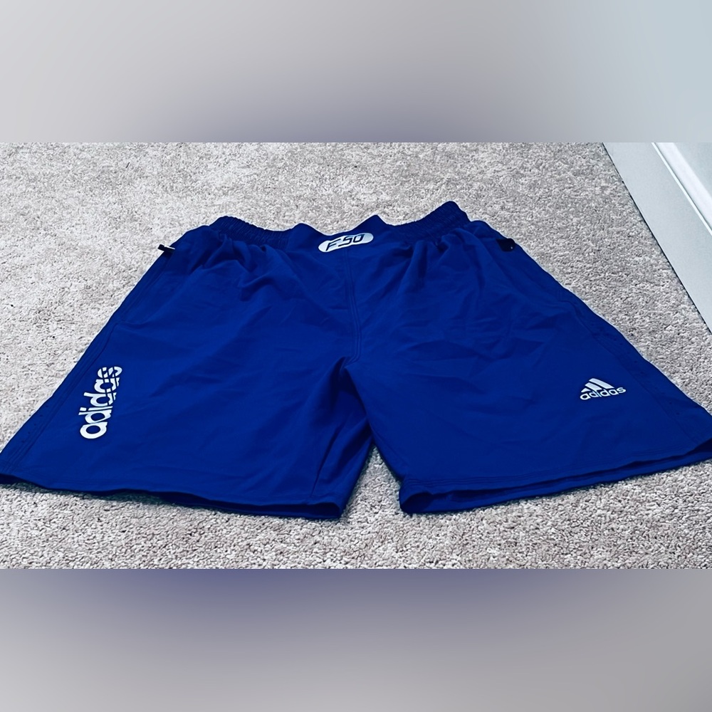 Adidas F50 Blue Training Shorts Men’s XL Athletic Gym Soccer Performance - Picture 3 of 10